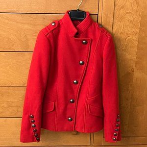 Urban Outfitters Red Peacoat (Jack by BB Dakota)